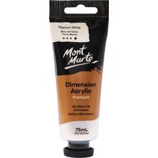 MONT MARTE Premium Dimension Akrilik 75ml - Zinc White