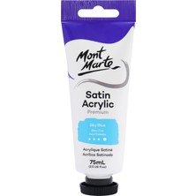 MONT MARTE Premium Saten Akrilik 75 ml Sky Blue