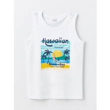 LC Waikiki Lcw Kids Bisiklet Yaka Erkek Çocuk Atlet ve Deniz Şortu