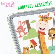 İnfant Hobby Giraffe Katlanabilir Çift Taraflı Oyun Matı Oyun Halısı 180 x 160 x 1 cm