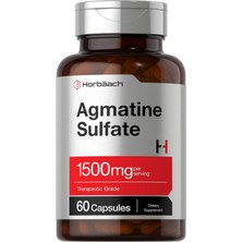 Horbäach Agmatine Sulfate Capsules 1500MG | 60 Pills | Pharmaceutical Grade | Non-Gmo  Gluten Free