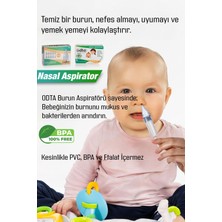 Odta 100 Adet  Bebek Burun Aspiratörü Yedek Ucu | Nazal Aspiratör Ucu