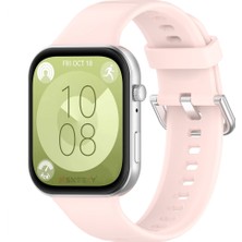 Sneezy Huawei Watch Fit 3 Kordon - Purelux Soft Tokalı Silikon Kordon