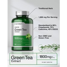 Horbaach Horbäach Egcg Green Tea Extract Pills | 180 Capsules | Max Potency | Non-Gmo & Gluten Free Supplement