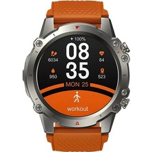 Zeblaze Vibe 7 Lite - Orange Akıllı Saat - Turuncu, SpO2 (Kan oksijeni) İzleme, Uyku İzleme, Suya Dayanıklı, Çoklu Spor Modları