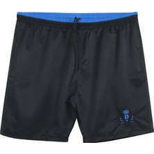 Maruf Shop Erkek Büyük Beden 115 KILO-194 Kilo Arası Için Uygun Deniz Şortu Dekons Siyah