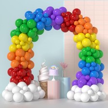 Balon Diyarı Balon Baskısız Karışık Pastel Renk Balon