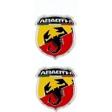 BS.Elektronik  Abarth Arma Alüminyum Pleksi 2 Adet