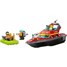 Pshoplay LEGO City - Itfaiye Kurtarma Teknesi 144 Parça +5 Yaş