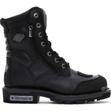 Harley Davidson Erkek Siyah Riddick Deri Postal Bot 025M100552
