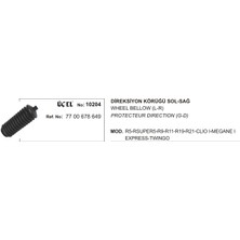 Üçel Direksiyon Körüğü 10204 R9 R11 R19 R21 Clıo-I Megane-I Ekspres Twıngo 7700678649 7700678649 Gold