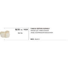 Üçel Cam Yıkama Su Deposu 10226 R9 R11 7704001028 Gold