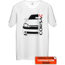 Çakılap Opel Corsa C Baskılı Tişört Unisex, Premium Kalite (Rgl-Otmbl-Opl)