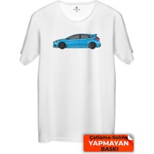 Çakılap Ford Focus Mk3 Baskılı Tişört Unisex, Premium Kalite (Rgl-Otmbl-Frd)