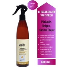 Muddy Dökülme Önleyici Horse Tail Şampuan + Onarıcı Bakım İçin B-Tox Keratin  Carbon Spray 400 ml