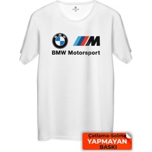 Çakılap Bmw M Baskılı Tişört Unisex, Premium Kalite (Rgl-Otmbl-Bmw)
