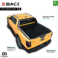 Drs Tuning S-Dizayn Ford Ranger 4 S-Back Sürgülü Kapak Siyah V1 2023 Üzeri