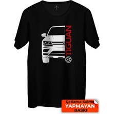 Çakılap Vw Tiguan Baskılı Tişört Unisex, Premium Kalite (Rgl-Otmbl-Vw)
