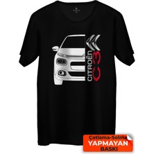 Çakılap Citroen C3 Baskılı Tişört Unisex, Premium Kalite (Rgl-Otmbl-Ctrn)
