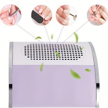 Greathotsale001 80W Güçlü Tırnak Toz Toplayıcı Makinesi, Tırnak Tozu Elektrikli Süpürge, Nail Art Koleksiyonu Pedikür Araçları Için (Yurt Dışından)