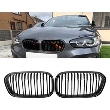 Drs Tuning S-Dizayn Bmw 1 Serisi F20/F21 Ön Panjur Böbrek Parlak Siyah Piano Black M1 Model 2015-2019