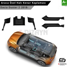 Drs Tuning Cia Duster 2 Halı Kenar Kaplama Seti 2018 Üzeri A+ Kalite