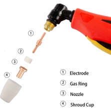 Humble 150 Adet Pt-31 Genişletilmiş Hava Plazma Kesme Memesi Elektrot Sarf Malzemeleri Cut-40 CUT-50D CT-312 Için Fit (Yurt Dışından)
