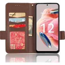 Mays Boutique Xiaomi Redmi Için Not 12 4g Pu Deri Manyetik Cüzdan Yan Toka (Yurt Dışından)