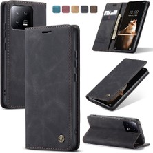 Mays Boutique Xiaomi 13 Için Flip Case Folio Kitap Durumda Kart Yuvası Kickstand Manyetik (Yurt Dışından)