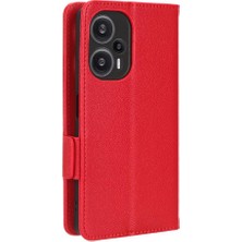 Mays Boutique Xiaomi Poco F5 5g Için Kılıf Cüzdan Kart Yuvaları Tutucu Yan Toka Manyetik (Yurt Dışından)