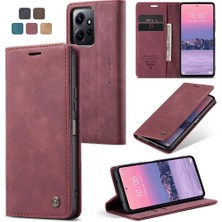 Mays Boutique Xiaomi Redmi Not 12 Için Flip Case 4g Manyetik Kapatma Darbeye Vaka Pu (Yurt Dışından)