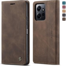 Mays Boutique Xiaomi Redmi Not 12 Için Flip Case 4g Manyetik Kapatma Darbeye Vaka Pu (Yurt Dışından)