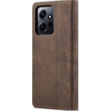 Mays Boutique Xiaomi Redmi Not 12 Için Flip Case 4g Manyetik Kapatma Darbeye Vaka Pu (Yurt Dışından)