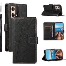 Mays Boutique Oppo Oppo 7 4g Için Flip Case Üç Kart Yuvaları Şok Emici Kickstand (Yurt Dışından)