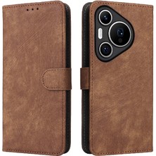 Mays Boutique Huawei Pura 70 5g Manyetik Kapatma Rfid Engelleme Pu Deri Flip Case (Yurt Dışından)