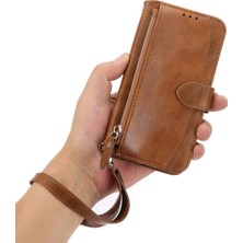 Mays Boutique Huawei Mate 50 Için Flip Case Pu Deri Kayış Kickstand Manyetik Kapatma (Yurt Dışından)