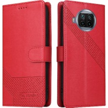 Mays Boutique Xiaomi 10T Lite Kickstand Darbeye Üç Kart Yuvaları 4 Için Flip Case (Yurt Dışından)