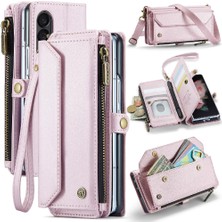 Mays Boutique Samsung Galaxy Z Için Crossbody Durumda Kat 3 5g Kılıf Cüzdan Fermuar Faturaları Için (Yurt Dışından)