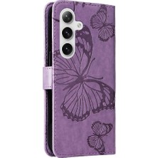 Mays Boutique Samsung Galaxy S24 Artı Darbeye Kapak Flip Kickstand Pu ile (Yurt Dışından)