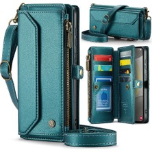 Mays Boutique Samsung Galaxy S24 Artı Kılıf Için Crossbody Durumda Cüzdan Fermuar Faturaları Yuvası (Yurt Dışından)