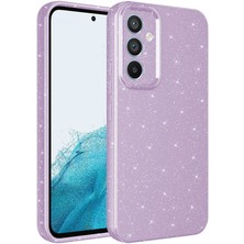 Teleplus Samsung Galaxy S24 Plus Kılıf Kamera Korumalı Simli Koton Kapak