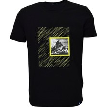 Raymons Erkek Sıfır Yaka Pano Baskılı T-Shirt BGL-ST03832