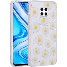 Kilifone - Xiaomi Redmi Note 9s Uyumlu Kılıf Simli Desenli Kamera Korumalı Parlak Popy Kapak