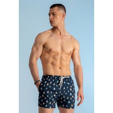 Redowl Küçük Yelken Desenli Deniz Şortu