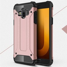 Kilifone - Galaxy J7 Duo Uyumlu Kılıf Çift Katman Zırh Tank Crash Military Kapak