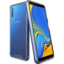 Kilifolsun - Galaxy A7 2018 Uyumlu Kılıf Koruyucu Tatlı Sert Gard Silikon