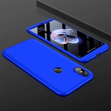 Kilifolsun - Xiaomi Redmi Note 6 Pro Uyumlu Kılıf 3 Parçalı Parmak Izi Yapmayan Sert Ays Kapak