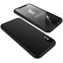 Kilifolsun - iPhone x Uyumlu Kılıf 3 Parçalı Parmak Izi Yapmayan Sert Ays Kapak