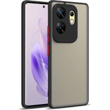 Kilifolsun - Infinix Zero 30 4g Uyumlu Kılıf Arkası Buzlu Renkli Düğmeli Hux Kapak