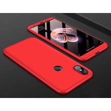 Kilifolsun - Xiaomi Mi 6x / Mi A2 Uyumlu Kılıf 3 Parçalı Parmak Izi Yapmayan Sert Ays Kapak